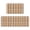 Brown Fall, variant on Red Green Christmas Tartan Plaid Kitchen Rugs Set of 2, Non Slip Rubber Backing Christmas Kitchen Mats, Farmhouse Holiday Floor Runner