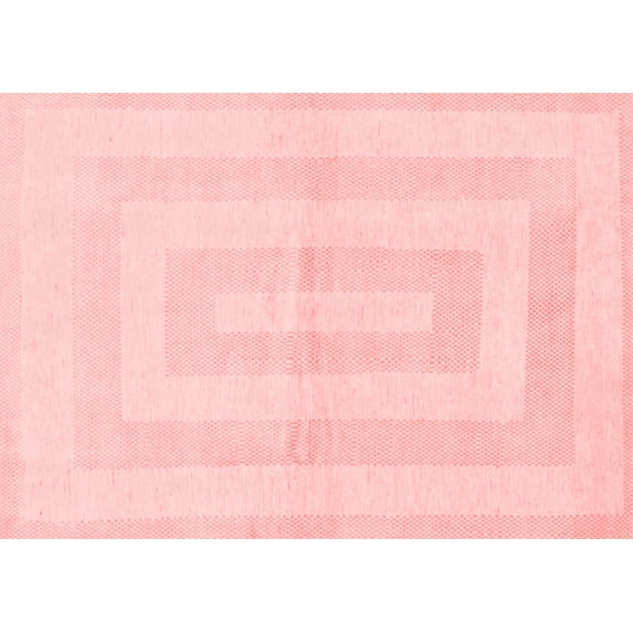 Ahgly Company Indoor Rectangle Solid Red Modern Area Rugs, 3' x 5'