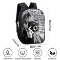 thumbnail image 2 of American Singer Star Backpack, Male And Female Student Bag, Computer Bag siniker, 2 of 2