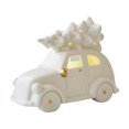 thumbnail image 2 of Adorno navideño, adorno navideño, decoración del hogar, figura de mesa, estatua iluminada para repisa de chimenea, estantería, dormitorio de boda Auto, 2 of 8