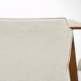 thumbnail image 5 of Dining Chairs, Ellis Dining Chair Set of 2 - Beige Linen, Beige Wooden Dining Chairs,Linen Fabric Dining Chairs, Furniture Dining Furniture Seating for Dining Ellis Dining Chair Set of 2 - Beige Line, 5 of 10