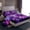 Purple Pink, variant on Manfei Female Men Blue Butterfly Twin Sheet Sets 3pcs,Chic Floral Flowers Twin Fitted Sheet Microfiber,Abstract Gradient Breathable Flat Sheet,Microfiber Bedroom Decor