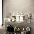 thumbnail image 3 of Corrugated Suction Cup Storage Holder, 2025 New Style Bathroom Suction Cup Storage Box Without Drilling, 3 of 7