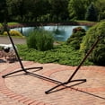 thumbnail image 5 of Sunnydaze 400 lb Powder-Coated Steel Brazilian Hammock Stand with Carrying Case - Black, 5 of 7