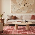 thumbnail image 6 of GENIMO 2'x3' Area Rug for Entryway, Machine Washable Non Slip Low Pile Indoor Door Mat for Front Door Kitchen Bathroom, Soft Minimalist, Crimson, 6 of 7