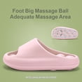 thumbnail image 3 of Ginsiom Massage Bubble Slides Slippers for Women Men Non Slip Quick Drying Open Toe Bathroom Sandals Cloud Cushion Thick Sole Shower Slippers, 3 of 7