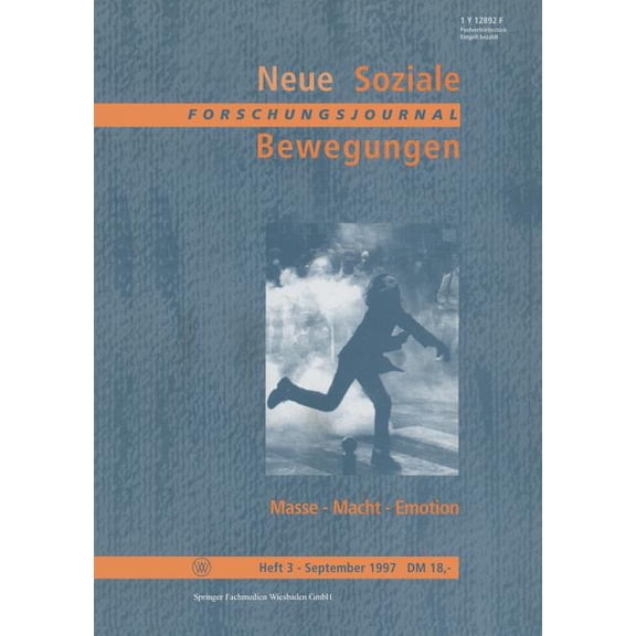 Masse -- Macht -- Emotion, (Paperback)