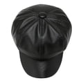 thumbnail image 2 of YM YOUMU Women Newsboy Beret Hat Faux Leather Cabbie Caps, 2 of 5