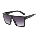 thumbnail image 3 of Gafas De Sol cuadradas De gran tamaño para mujer, lentes De Sol De lujo, Estilo Vintage, marca De diseñador, montura grande, 3 of 5