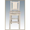 thumbnail image 1 of Montana Woodworks MWHCBSWNRLZPINE Homestead Tabouret de Bar avec Design Gravé au Laser d'Arbre de Pin, 1 of 1