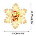 thumbnail image 3 of Leutsin Christmas Window Lights LED Hanging Curtain Light Garland Xmas Tree Decoration, 3 of 3