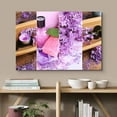 thumbnail image 2 of wall26 Canvas Print Wall Art Lavender Flower Blossoms Zen Massage Candles Spa Yoga Nature Photography Realism Rustic Scenic Landscape Colorful for Living Room, Bedroom, Office - 24"x36", 2 of 5