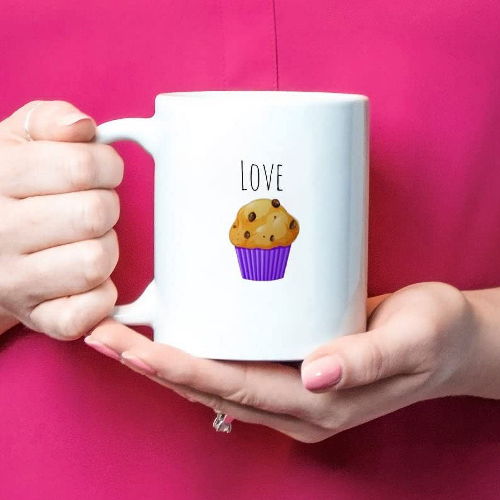 muffin Love ＊^^＊です。 Love Muffin Mug, Hand Crafted Mug, for Everyone, Love, Muffin, 11