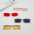 thumbnail image 1 of Gafas de sol con montura de metal y personalidad, estilo retro, de montura pequeña, rectangulares y redondas, gafas de sol para mujer, gafas para miopía modernas para hombre, 1 of 5