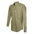 thumbnail image 2 of TAG Safari Men's Adventure Long Sleeve Shirt w Chest Pockets. (Khaki, 3X-Large), 2 of 3