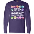 thumbnail image 3 of Inktastic Autism Awareness Support and Understanding Puzzle Pieces Long Sleeve T-Shirt, 3 of 5