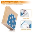 thumbnail image 5 of Yayeee Napkin Holder for Table Kitchen Paper Tissue Organization, Baseballs Pattern, 5 of 8