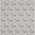 thumbnail image 3 of Grey and White Geometric Indoor/Outdoor Bench Cushion, Corded, 3 of 5