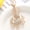 White, variant on Ocean-themed diamond-studded metal colorful crab keychain creative keyring bag accessory