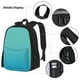 thumbnail image 3 of Easygdp Teal Turquoise Mochila para Niños y Niñas con Set de Caja de Almuerzo y Estuche para Lápices 3 en 1, Mochila Escolar Estampada para Adolescentes, 3 of 7
