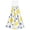 Blueberry Citrus Stripe, variant on 2 Pack Hanging Hand Towels for Kitchen & Bathroom, Dish Towels with Cream Floral Prints, 18.2x14 in