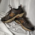 thumbnail image 4 of New Balance Brown And Orange All Terrain Hiking Shoes Men Size 7 4E See Desc., 4 of 6