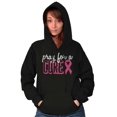 thumbnail image 3 of Pray For A Cure Breast Cancer Aware Hoodie Sweatshirt Women Brisco Brands M, 3 of 6