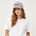 thumbnail image 2 of XIAOCHA Women's Printed Support Squad Baseball Cap Adjustable Charity Trucker Hat Gathering Dad Hat,Grey, 2 of 4