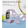 thumbnail image 4 of Comvin Soft Silicone Wristbands Compatible With Fitbit Charge 6 / 5 Bands for Women Men, 4 of 5