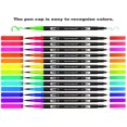 thumbnail image 4 of LNGOOR Bview Art 100colors Dual Tip Watercolor Brush Marker Pen Kids Adults Artist Fine Point Coloring Markers, 4 of 7
