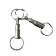 thumbnail image 1 of 10pcs Dismountable Metal Key Rings Round Clasp Keychain DIY Keychain Accessories, 1 of 7