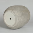 thumbnail image 6 of Round Concrete Planter Set of 2, Large Outdoor Indoor Handmade Antique Grey Planter Pots with Drainage Holes for Garden Patio – 13" & 17", 6 of 8