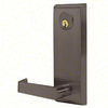 CRL Dark Bronze Panic Exit Device Trim Accessory - with Keyed Lock