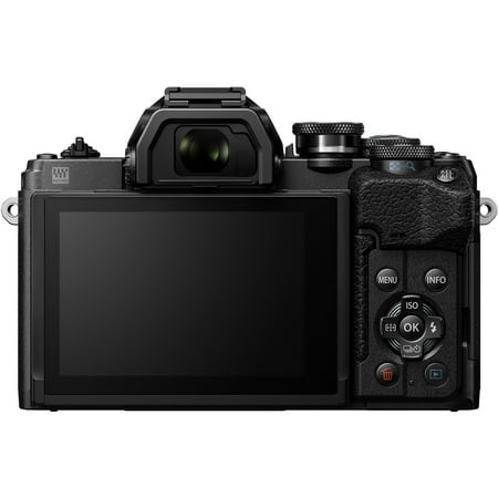 Olympus - V207132SU000 OM-D E-M10 Mark IV Mirrorless Digital Camera with 14-42mm Lens - Black
