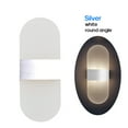 thumbnail image 1 of Mistaha Modern Wall Sconce Acrylic Aluminum Silvery Black Golden LED Light, 1 of 8