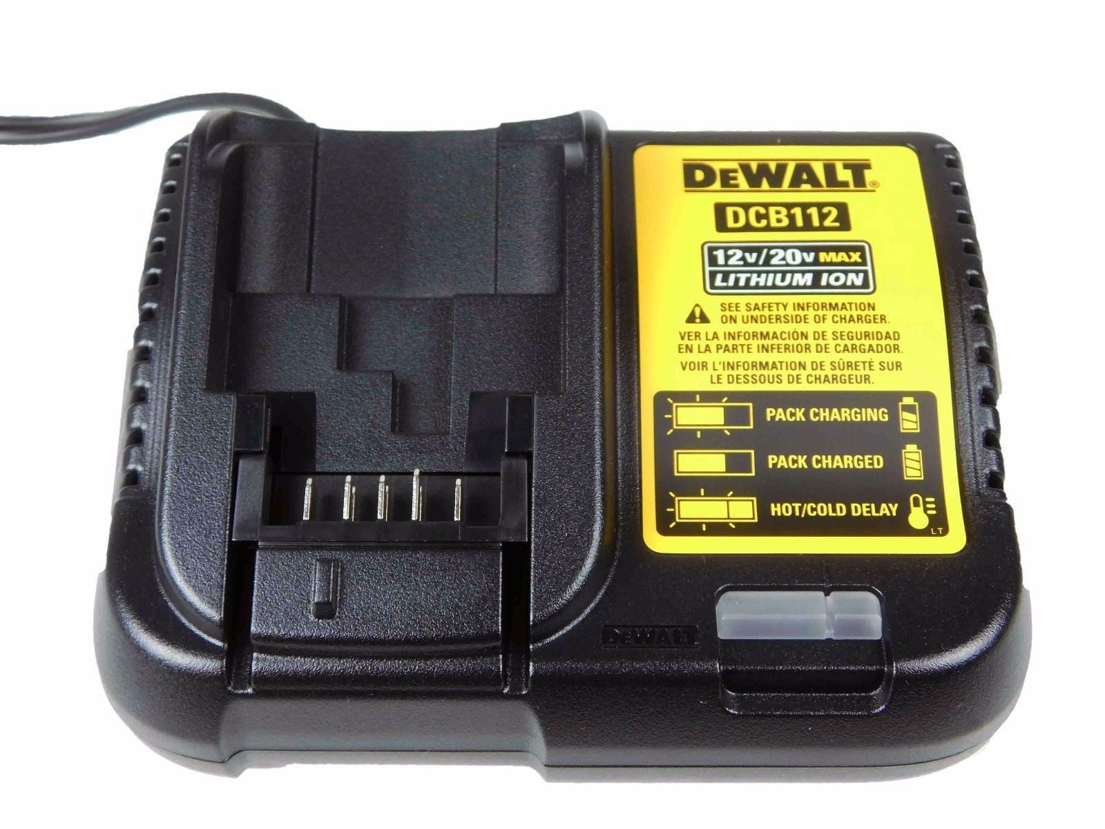 DCB119 Cargador de batería de coche para Dewalt 12V/20V MAX Charge, para  DCB201 DCB202 DCB203 DCB205 DCB206 DCB606 DCB609