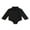 Black, variant on nvzhuang Infant Baby Spring Romper, Solid Color Long Sleeve Turtleneck High Stretch Jumpsuit for Boys Girls