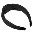 thumbnail image 7 of Unique Bargains 1 Pcs Hairband for Women Faux Leather Knotted Headband Black 1.57 Inch Wide, 7 of 7