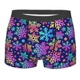 thumbnail image 3 of Haiem Rainbow Snowflakes Men's Boxer Briefs, Every Day Comfort Stretch Cotton Moisture-Wicking Underwear-XX-Large, 3 of 8