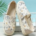 thumbnail image 5 of Womens Shoes Floral Print Slip-on Walking Shoes Sneakers Breathable Mesh Casual Footwear, 5 of 5