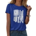 thumbnail image 2 of 250 Years 1776 2026 250th Birthday USA American Flag Womens T-Shirt,Blue, 2 of 5