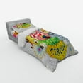 thumbnail image 2 of Ambesonne Colorful Bedding Set 3 Pcs, Circus Show with, Twin, Multicolor, 2 of 2