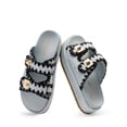 thumbnail image 2 of DREAM PAIRS Platform Sandals Women Raffia Espadrilles Summer Comfortable Wedge Sandals Beach Vacation Adjustable Buckle Cute Slide Sandals, 2 of 6
