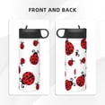 thumbnail image 3 of Sikiie Fly Flying Ladybug Print 18OZ Insulated Straw Cup, Portable Leak-proof Sports Water Bottle, Stainless Steel Water Cup Suitable for Home and Outdoor, 3 of 8