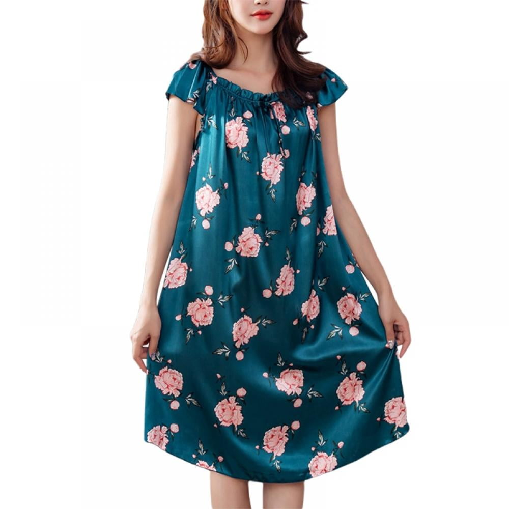 Women's Nightgowns Short Sleeve Pajamas 