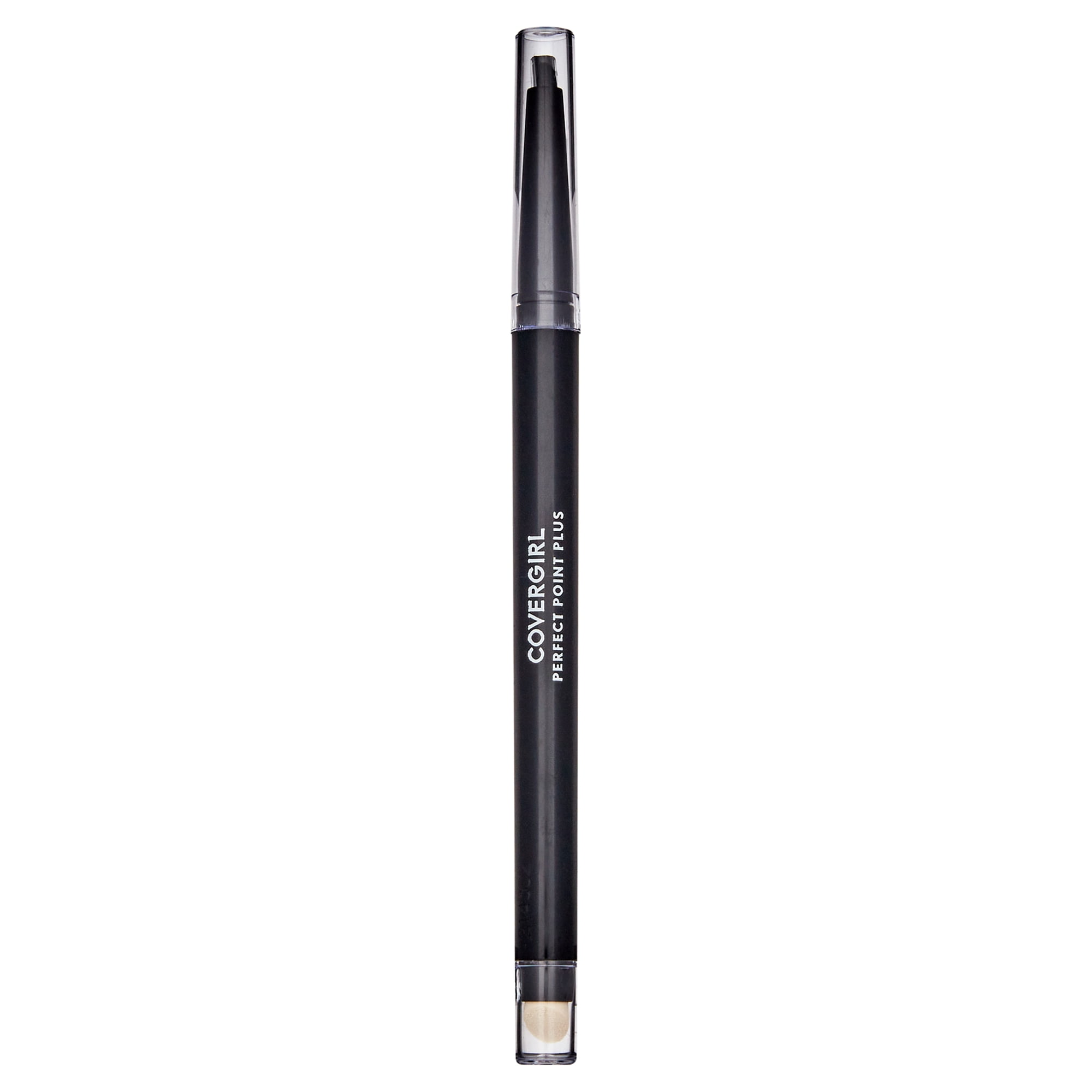 COVERGIRL Perfect Point Plus Eyeliner Pencil, Black Onyx Pack of 1, Long-Lasting, Versatile Black Eyeliner, Soft Smudging Tip, No Sharpening Needed