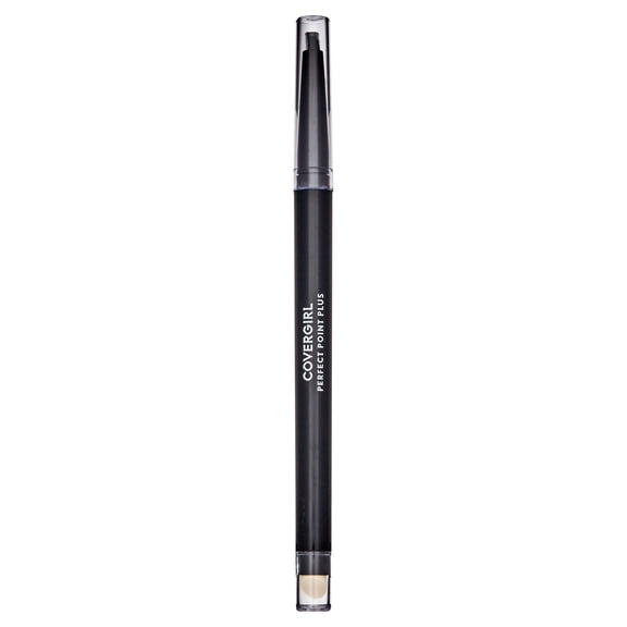 COVERGIRL Perfect Point Plus Eyeliner Pencil, Black Onyx Pack of 1, Long-Lasting, Versatile Black Eyeliner, Soft Smudging Tip, No Sharpening Needed