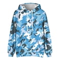 thumbnail image 4 of FOPSUFGWFO Camo Hoodies for Men Daily Wear Soft Drawstring Long Sleeve Pullover Tops Fall Winter Wear Sweatshirts With Pockets 3XL, 4 of 5