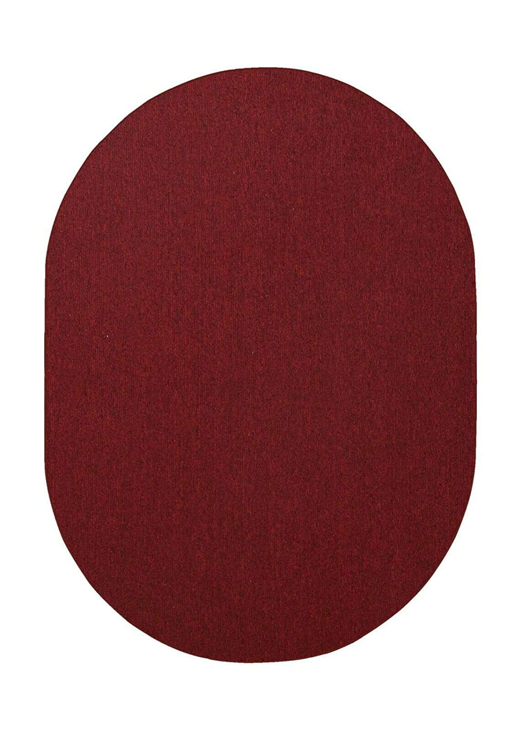 Furnish My Place Neyland Custom Rug 4 ft. x 6 ft., Oval, Red, Floor