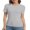Green, variant on Women's Ribbed Fitted Crew Neck T-Shirt - Summer Short Sleeve Tee